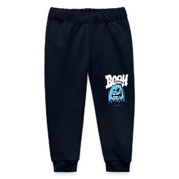 Funny Halloween Tee - Baby Organic Sweatpants by Stanley/Stella - navy - Front