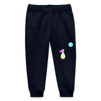 Longing Moonlight Gift - Baby Organic Sweatpants by Stanley/Stella - navy - Front