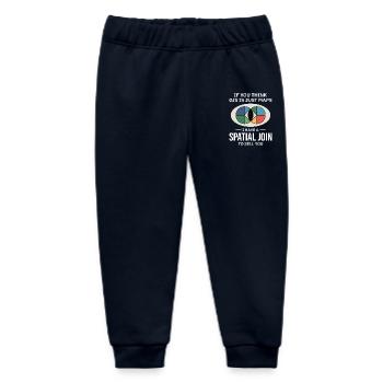 GIS Spatial Join Map Data Analysis - Baby Organic Sweatpants by Stanley/Stella - navy - Front
