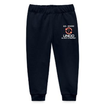 GIS Undo Fantasy Data Mapping Errors - Baby Organic Sweatpants by Stanley/Stella - navy - Front