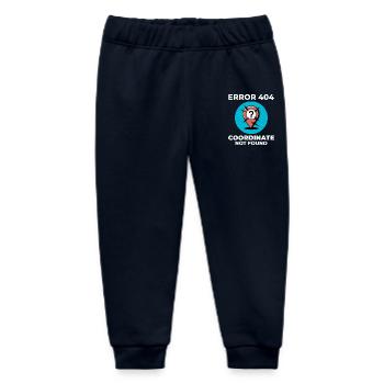 Question Mark Pin Lost Location GIS Error - Baby Organic Sweatpants by Stanley/Stella - navy - Front