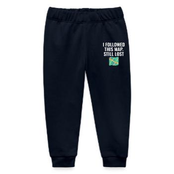 Ich bin dieser Karte noch lustig GIS gefolgt - Baby Organic Jogginghose Baby Tumbler von Stanley/Stella - Navy - Vorne
