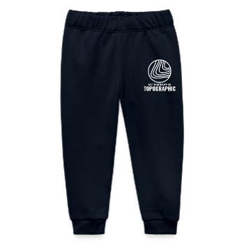 Meine Therapie ist topographisch GIS Höhenlinien Karte - Baby Organic Jogginghose Baby Tumbler von Stanley/Stella - Navy - Vorne