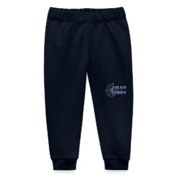 Urlaub fängt im Norden an - Baby Organic Jogginghose Baby Tumbler von Stanley/Stella - Navy - Vorne