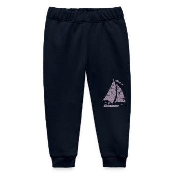 Segelboot Segeln Segler - Baby Organic Jogginghose Baby Tumbler von Stanley/Stella - Navy - Vorne
