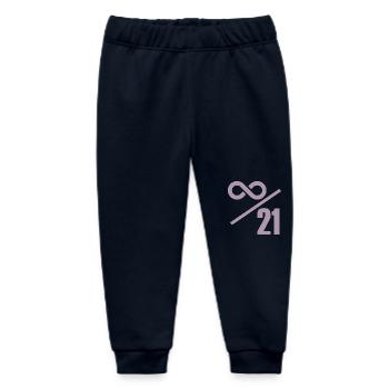 Bitcoin 21 Millionen Limit - Unendlich Wertvoll - Baby Organic Jogginghose Baby Tumbler von Stanley/Stella - Navy - Vorne