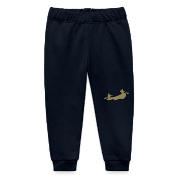 Rafting Silhouette Wildwasser Schlauchboot Fluss - Baby Organic Jogginghose Baby Tumbler von Stanley/Stella - Navy - Vorne