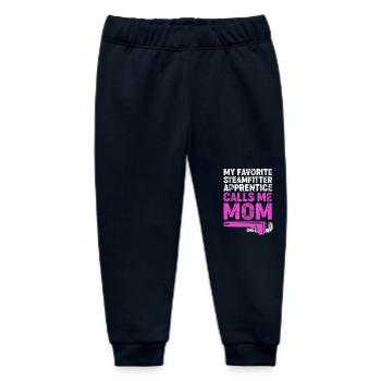 Industrial Locksmith Pipe - Baby Organic Sweatpants by Stanley/Stella - navy - Front