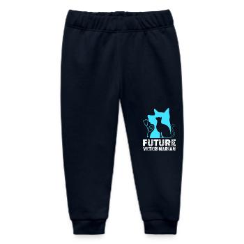 Veterinarian Veterinary Medicine Veterinary Veterinarian - Baby Organic Sweatpants by Stanley/Stella - navy - Front