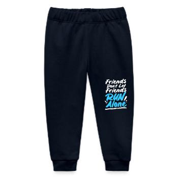 Marathon Half Marathon Marathon Runner - Baby Organic Sweatpants by Stanley/Stella - navy - Front