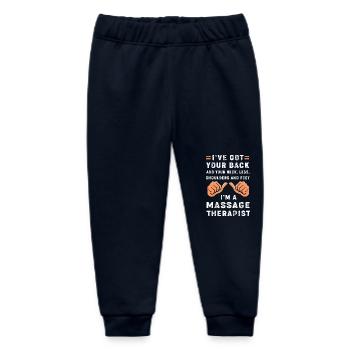Naturopath Masseur Masseuse Massage - Baby Organic Sweatpants by Stanley/Stella - navy - Front