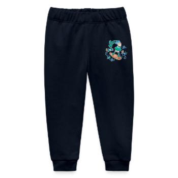 Splash - Surfer's Happiness - Baby Organic Sweatpants by Stanley/Stella - navy - Front