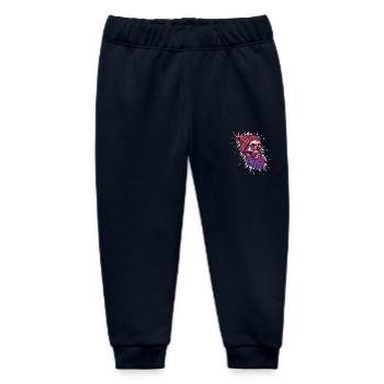 Lumberjack Skull - Baby Organic Sweatpants by Stanley/Stella - navy - Front