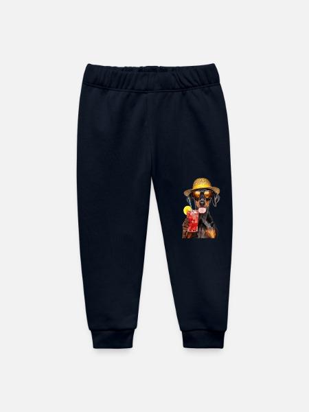 Dobermann Pitbull Pinscher - Baby Organic Jogginghose Baby Tumbler von Stanley/Stella - Navy