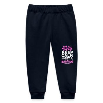 massage - Baby Organic Sweatpants by Stanley/Stella - navy - Front