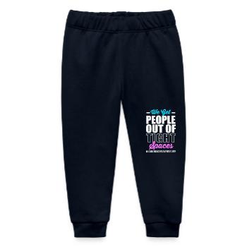 Hebamme - Baby Organic Jogginghose Baby Tumbler von Stanley/Stella - Navy - Vorne