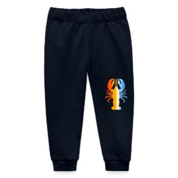 Languste Meeresfrüchte Maine Lobster Hummer - Baby Organic Jogginghose Baby Tumbler von Stanley/Stella - Navy - Vorne