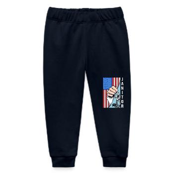 Caretaker USA - Baby Organic Sweatpants by Stanley/Stella - navy - Front