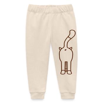 Stehende Lustige Katze von Hinten Rückseite Arsch - Baby Organic Jogginghose Baby Tumbler von Stanley/Stella - Natur - Vorne