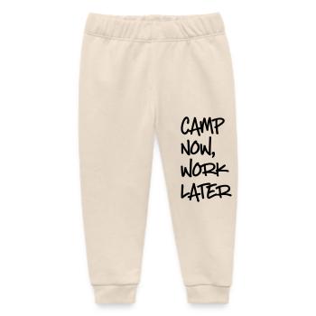 Camping - Baby Organic Jogginghose Baby Tumbler von Stanley/Stella - Natur - Vorne