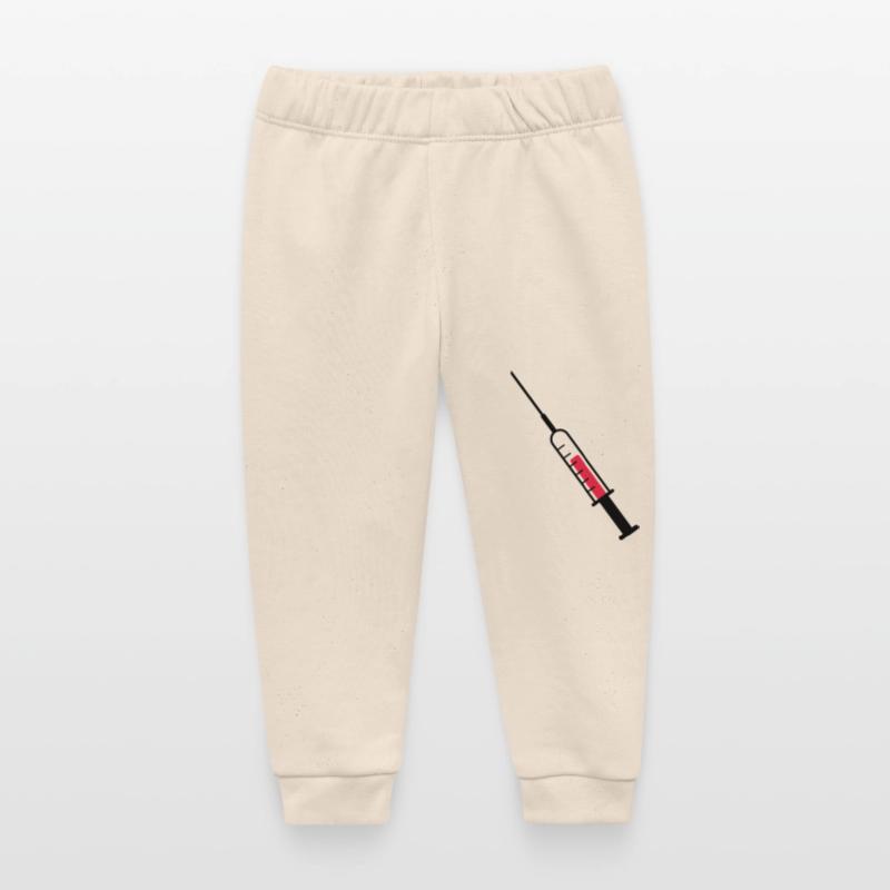 Syringe as vector Baby Organic Sweatpants by Stanley/Stella