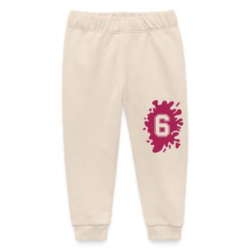 klecks 6 - Baby Organic Jogginghose Baby Tumbler von Stanley/Stella - Natur - Vorne