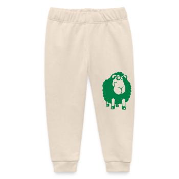 Schaf Guckt Doof Süß Niedlich Komisch Albern Cool - Baby Organic Jogginghose Baby Tumbler von Stanley/Stella - Natur - Vorne