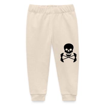 body building - Baby Organic Sweatpants by Stanley/Stella - soft Ecru - Front