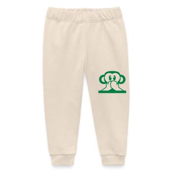 3 Weise Affen Nichts Sprechen Reden Hält Mund Zu - Baby Organic Jogginghose Baby Tumbler von Stanley/Stella - Natur - Vorne