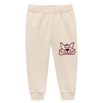 Katze Guckt Nett Glücklich Lächelnd Gesicht Kopf - Baby Organic Jogginghose Baby Tumbler von Stanley/Stella - Natur - Vorne
