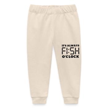 Es ist immer Fischzeit - Baby Organic Jogginghose Baby Tumbler von Stanley/Stella - Natur - Vorne