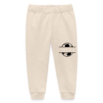 Fußball Soccer - Baby Organic Sweatpants by Stanley/Stella - soft Ecru - Front
