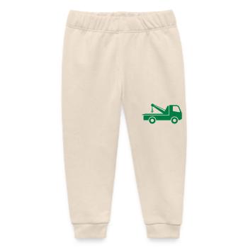 Recovery truck, Recovery service, Road assistance - Baby Organic Sweatpants by Stanley/Stella - soft Ecru - Front