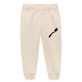 Toothbrush - Baby Organic Sweatpants by Stanley/Stella - soft Ecru - Front