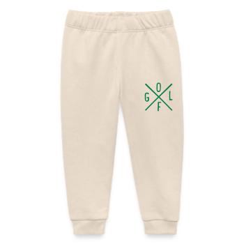 golf - Baby Organic Sweatpants by Stanley/Stella - soft Ecru - Front