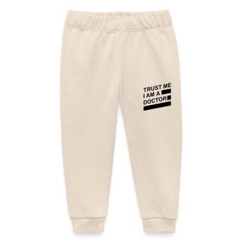Doctor - Baby Organic Sweatpants by Stanley/Stella - soft Ecru - Front