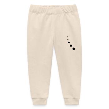 Punkte Dekor Bogen - Baby Organic Jogginghose Baby Tumbler von Stanley/Stella - Natur - Vorne