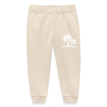 Palm Island - Baby Organic Sweatpants by Stanley/Stella - soft Ecru - Front