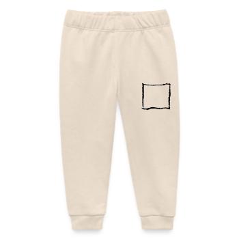 rechteck - Baby Organic Jogginghose Baby Tumbler von Stanley/Stella - Natur - Vorne