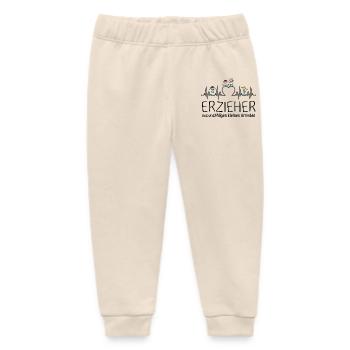 Educators for countless small reasons - Baby Organic Sweatpants by Stanley/Stella - soft Ecru - Front