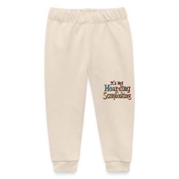 Handmade Cards Scrapbooking Crafts - Baby Organic Sweatpants by Stanley/Stella - soft Ecru - Front