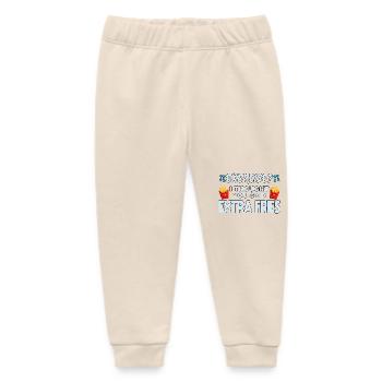 Excercise i thought you said extra fries - Baby Organic Jogginghose Baby Tumbler von Stanley/Stella - Natur - Vorne