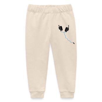 headphones headphones DJ - Baby Organic Sweatpants by Stanley/Stella - soft Ecru - Front