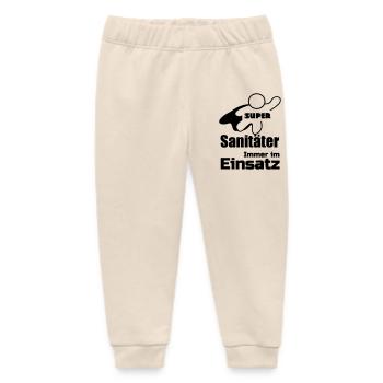 Super Sanitäter Geschenk - Baby Organic Jogginghose Baby Tumbler von Stanley/Stella - Natur - Vorne