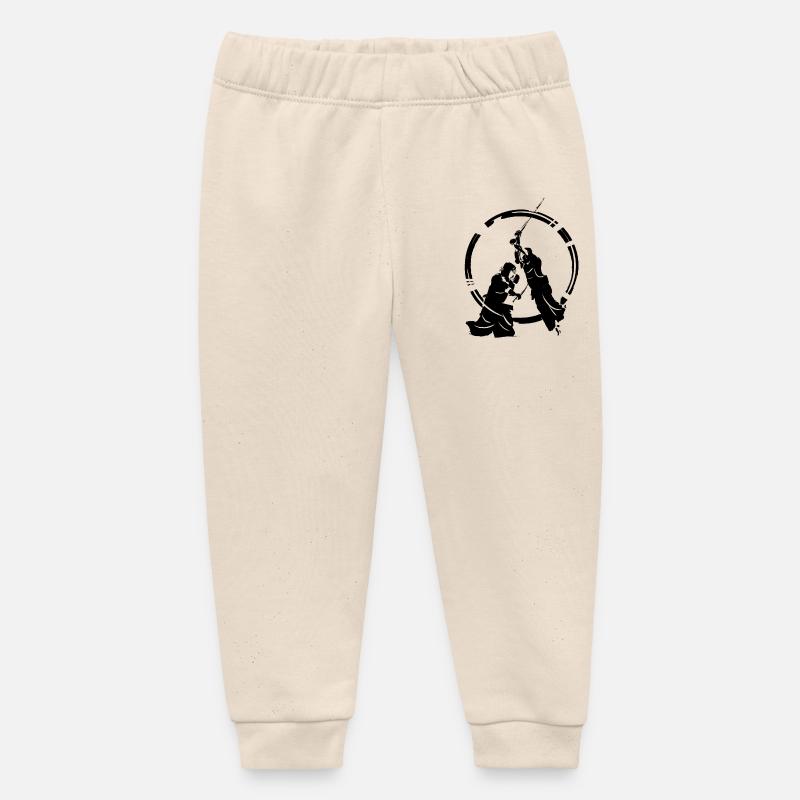 kendo - Pantalon de jogging bébé bio Stanley/Stella - écru doux