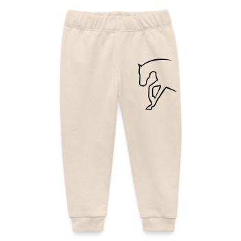 6061912 121501634 sliding stop - Baby Organic Sweatpants by Stanley/Stella - soft Ecru - Front