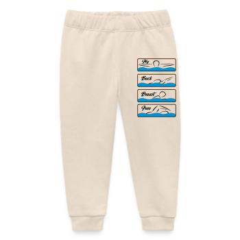 swim - Baby Organic Sweatpants by Stanley/Stella - soft Ecru - Front