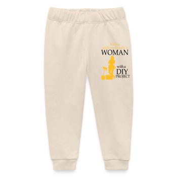 2541614 128189769 DIY - Baby Organic Sweatpants by Stanley/Stella - soft Ecru - Front