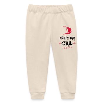 wedding - Baby Organic Sweatpants by Stanley/Stella - soft Ecru - Front