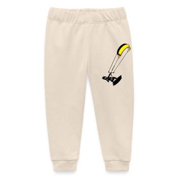 kite-surf - Baby Organic Sweatpants by Stanley/Stella - soft Ecru - Front
